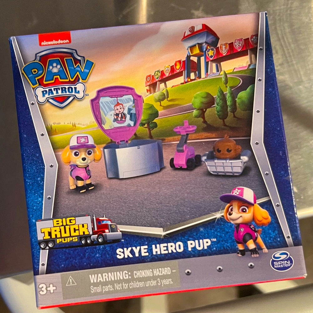 NEW Paw Patrol Skye Action Figure Hero Big Truck Pups 6 pc. Play Set